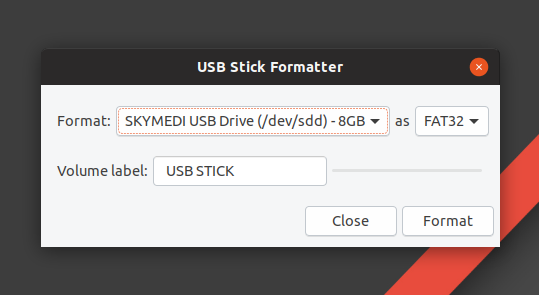 usb formating program for mac with an iso file