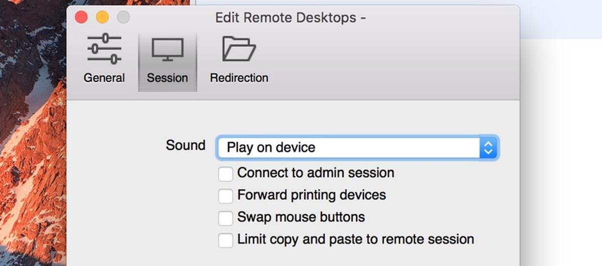 microsoft remote desktop for mac external